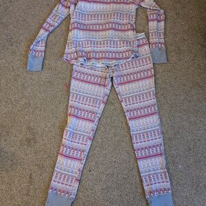 Festive Patterned Pajama Set